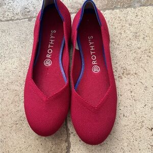 Rothy's Women's Red Flats